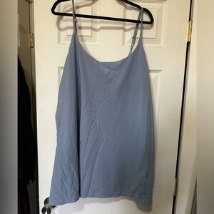 Light blue romper dress with built in shorts